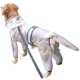 Four-Legged Waterproof All-Inclusive Raincoat for Pets (size: FROST-7XL)