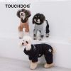 Touchdog Vogue Neck-Wrap Sweater and Denim Pant Outfit